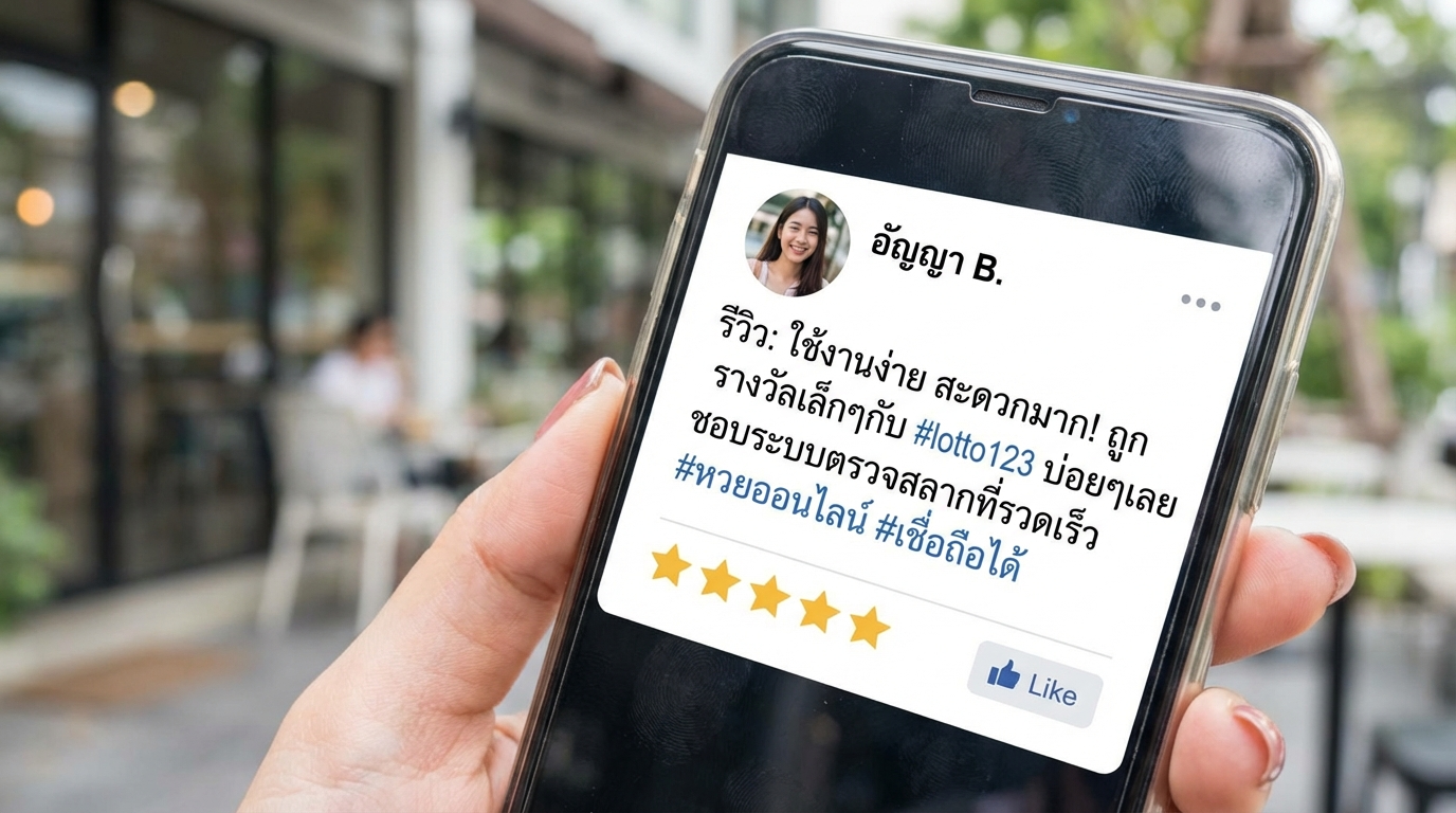 รีวิวจากผู้ใช้บริการ Lotto123