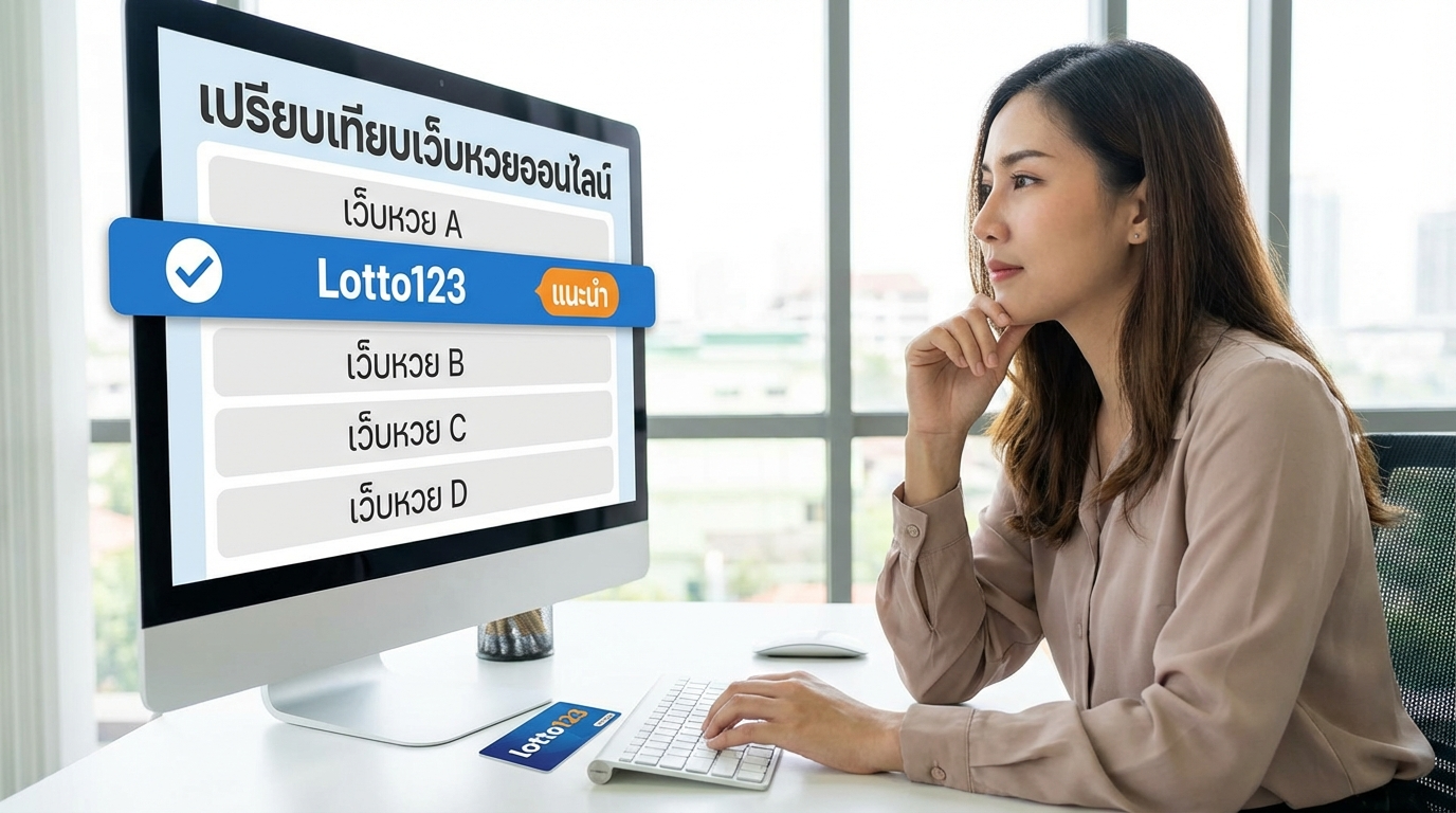 การเปรียบเทียบ Lotto123 กับเว็บไซต์หวยอื่น