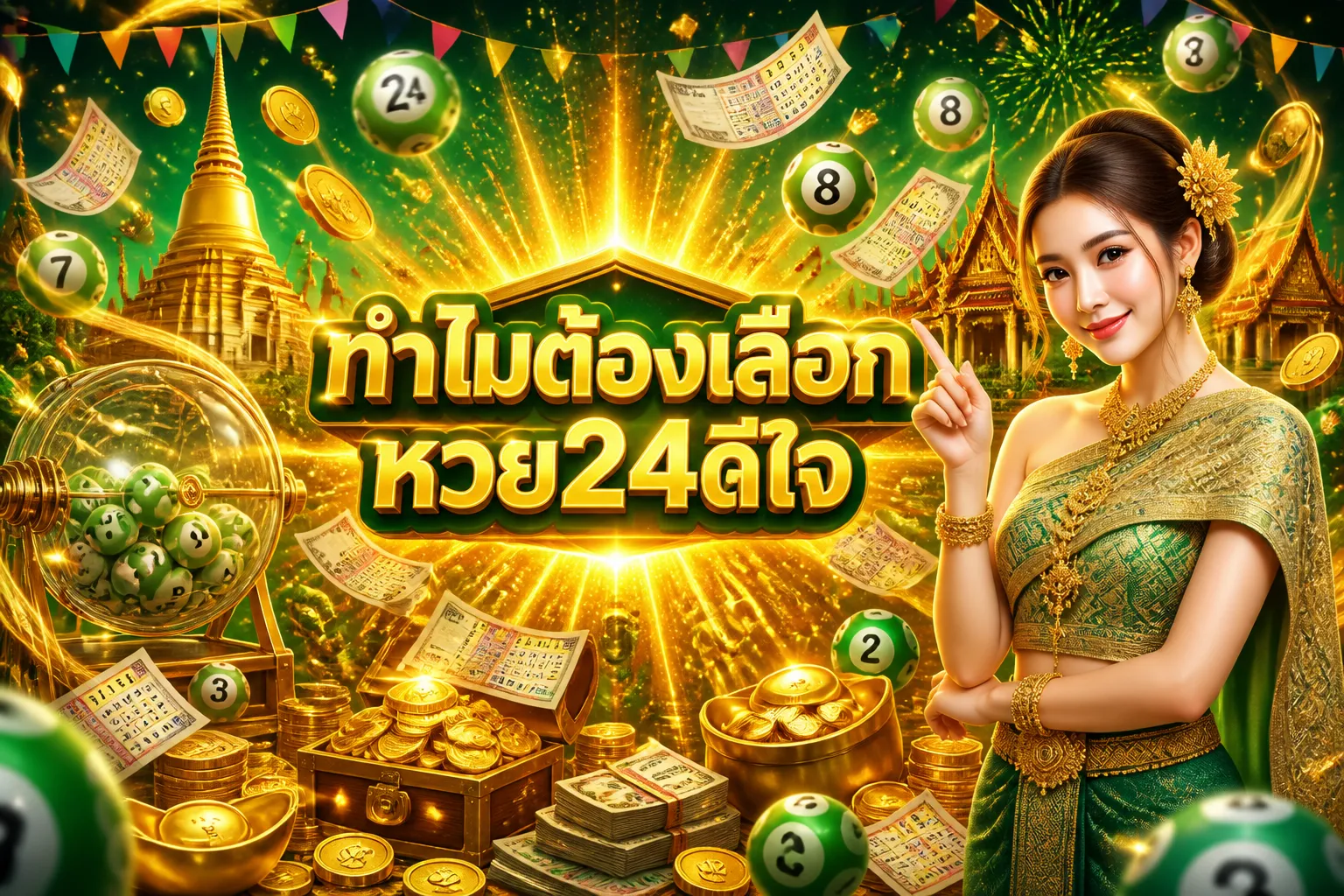 ภาพประกอบหัวข้อ ทำไมต้องเลือกหวย24ดีใจ