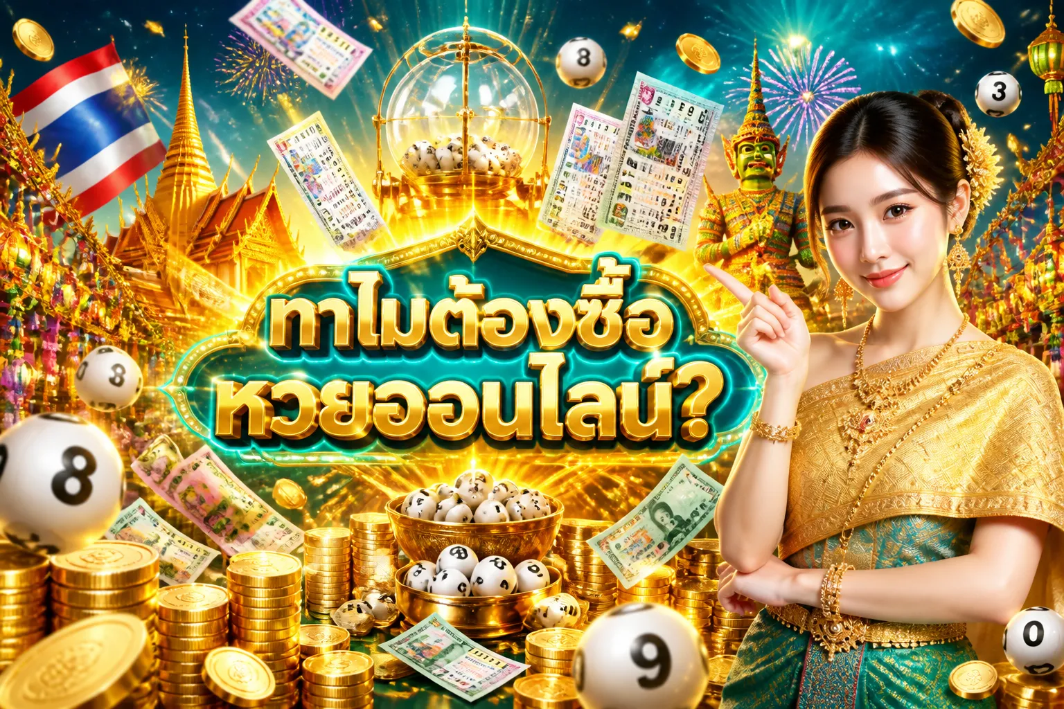 ภาพประกอบหัวข้อ ทำไมต้องซื้อหวยออนไลน์?