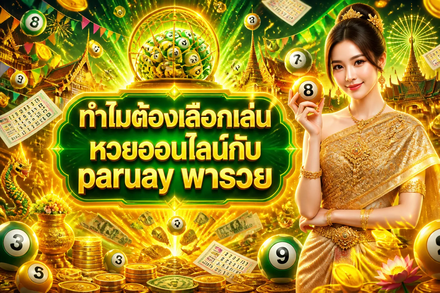 ภาพประกอบหัวข้อ ทำไมต้องเลือกเล่นหวยออนไลน์กับ paruay พารวย