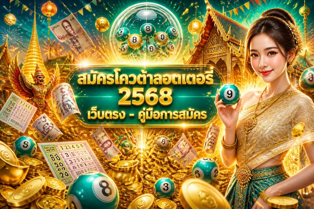 ภาพประกอบหัวข้อ สมัครโควต้าลอตเตอรี่ 2568 เว็บตรง - คู่มือการสมัคร — สมัครโควต้าลอตเตอรี่ 2568 เว็บตรง