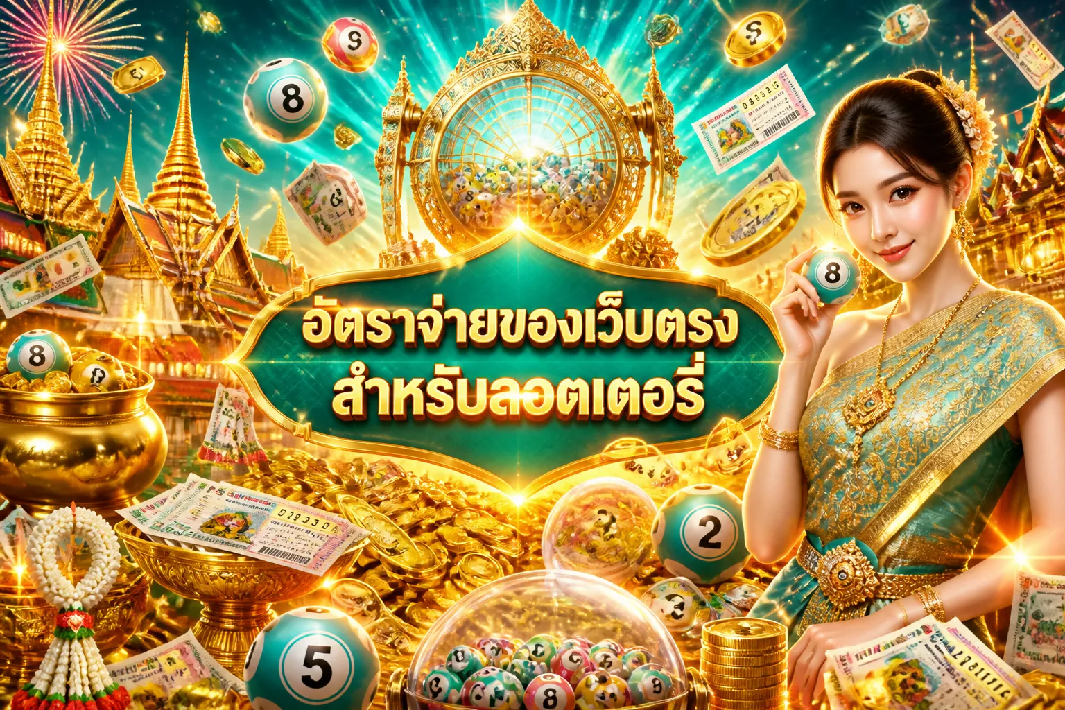 ภาพประกอบหัวข้อ อัตราจ่ายของเว็บตรงสำหรับลอตเตอรี่