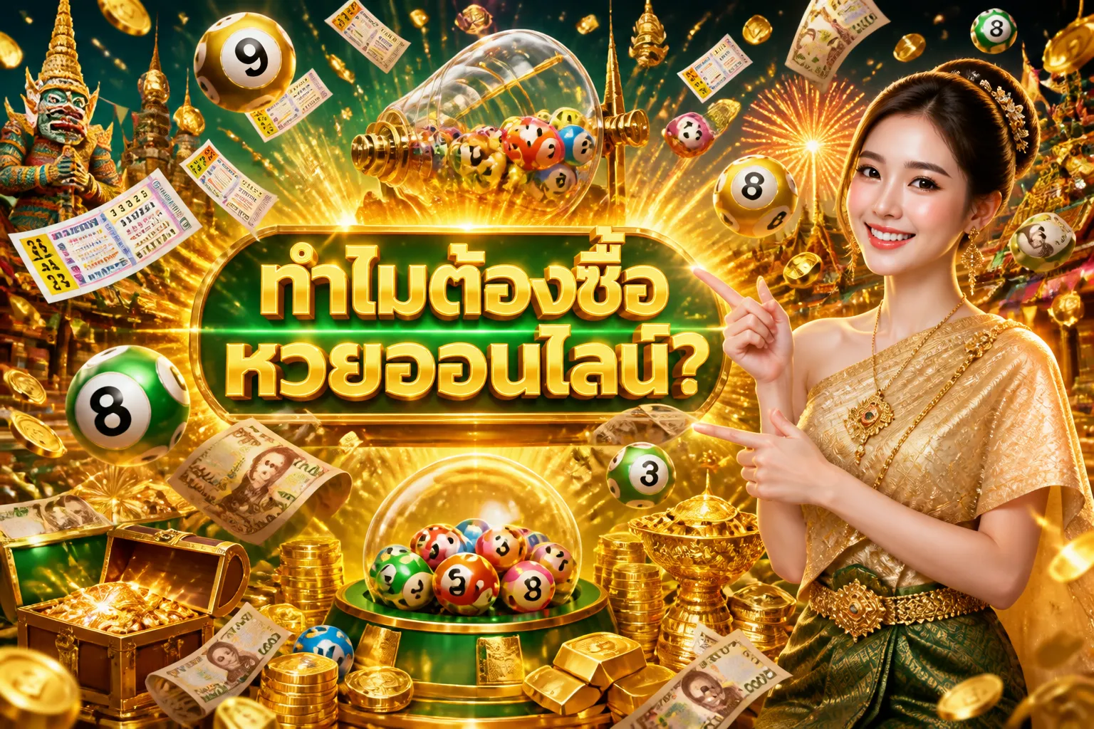 ภาพประกอบหัวข้อ ทำไมต้องซื้อหวยออนไลน์?