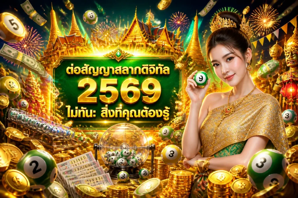 ภาพประกอบหัวข้อ ต่อสัญญาสลากดิจิทัล 2569 ไม่ทัน: สิ่งที่คุณต้องรู้ — ต่อสัญญาสลากดิจิทัล 2569 ไม่ทัน